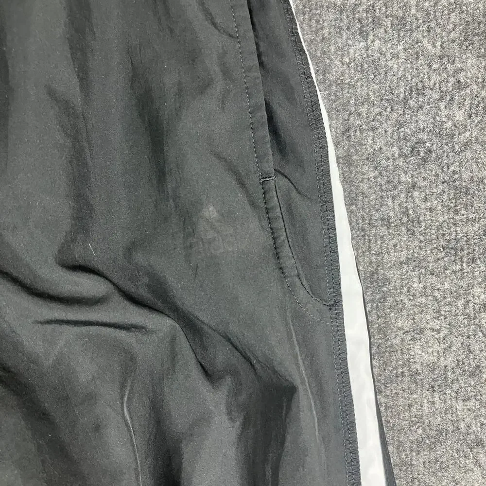 Adidas Track Pants Mens Size S‎ Black Athletic Zip Hem Lightweight Activewear